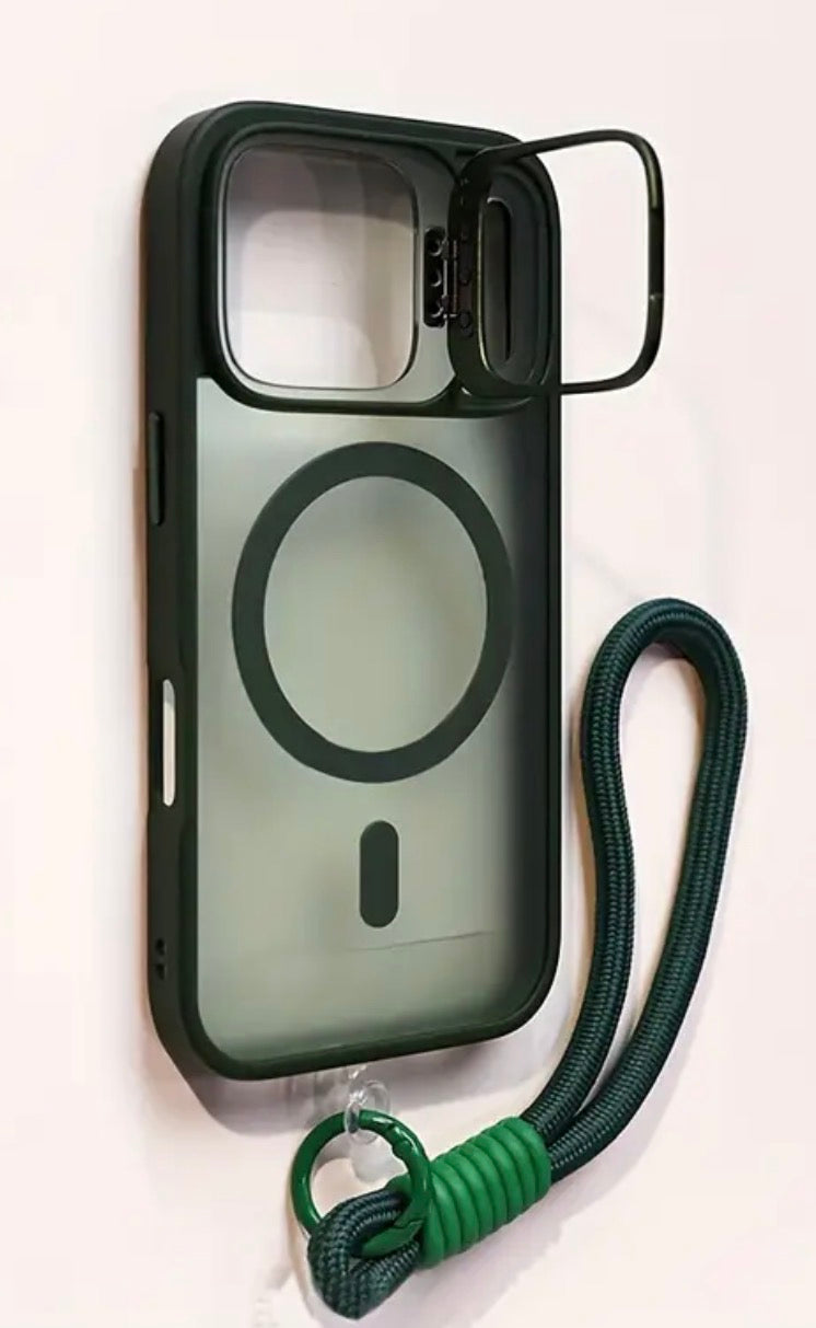 Transparent case WITH STAND for IPhone 17
